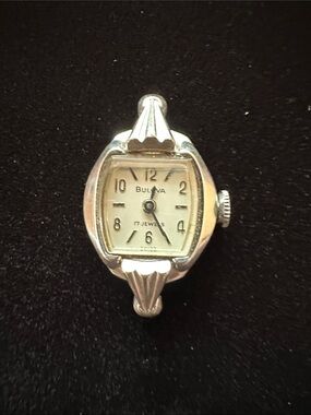 Vintage 1963 Bulova 17 Jewels 10K RGP Mechanical Ladies Cocktail Watch Head